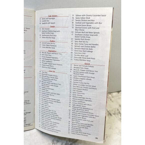 Betty Crocker Simple Healthy Meals Cookbook 35 Recipes Booklet 20 Minute Meals - Picture 5 of 8